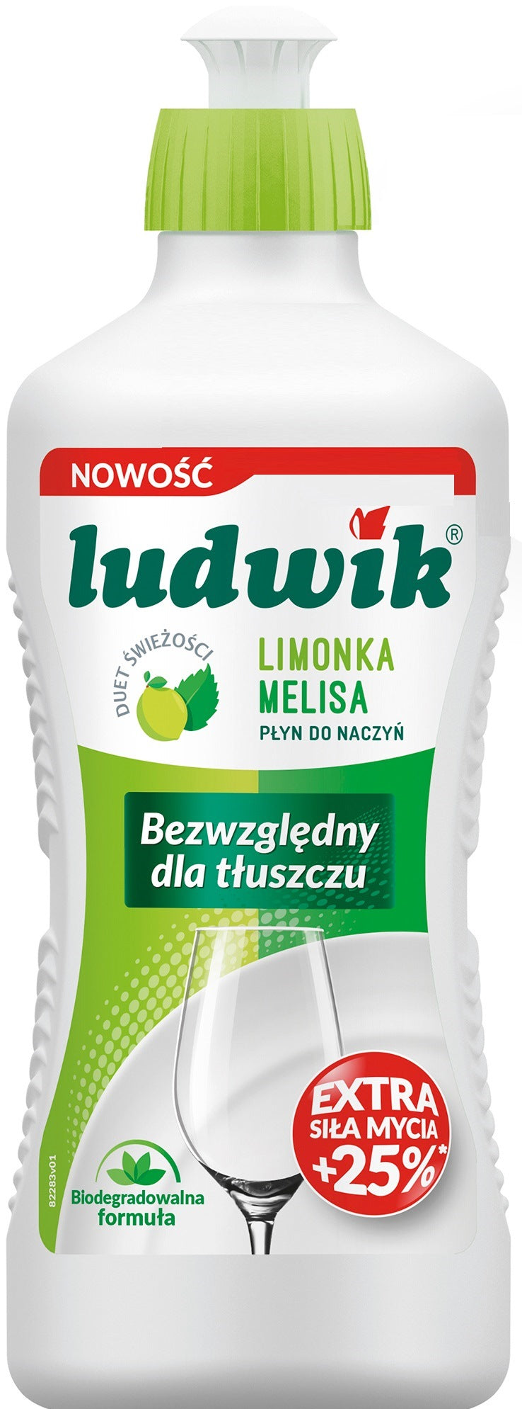 Ludwik Lime & Lemon Balm Dishwashing Liquid, 450 mL