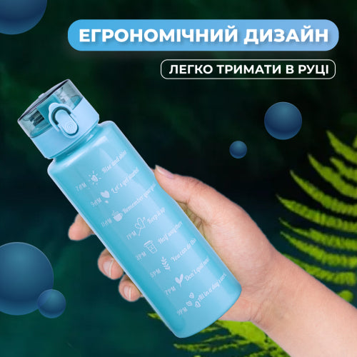 Light Blue 3-in-1 Water Bottle Set, 300 mL, 700 mL & 2 L - Image 2