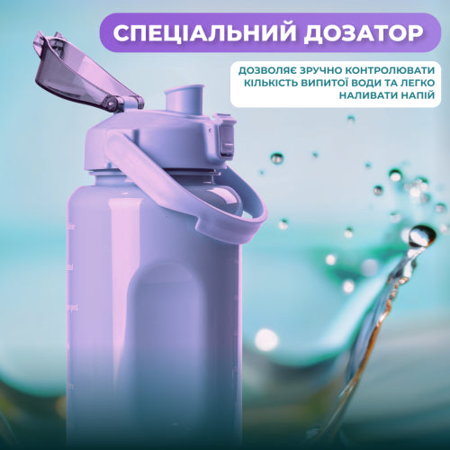 Lilac 3-in-1 Water Bottle Set, 300 mL, 700 mL & 2 L - Image 2