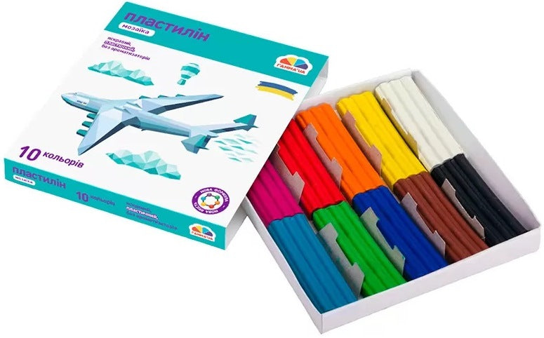 Gamma Mosaic 300308 Modeling Clay, 10 Colors