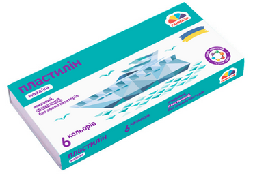 Gamma Mosaic 300306 Modeling Clay, 6 Colors - Image 2