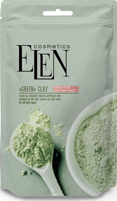 Elen Burdock & Arnica Extract Green Clay, 40 g
