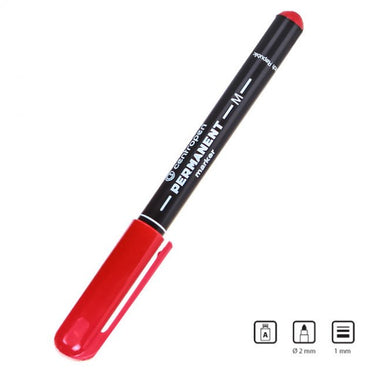 Centropen 2846 Red Permanent Marker, 1 mm - Image 2