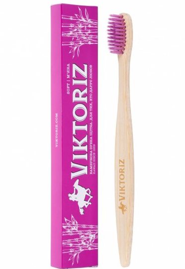 Viktoriz For Those Who Give Love Bamboo Toothbrush