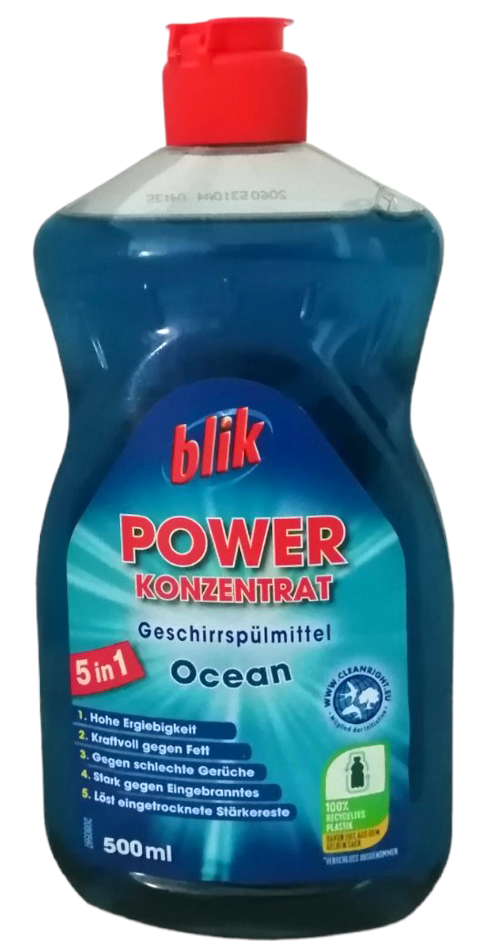 Blik 5-in-1 Ocean Dishwashing Liquid, 500 mL