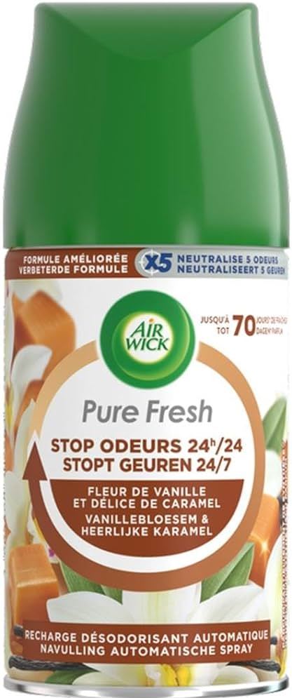 Air Wick Pure Fresh Vanilla Flower Air Freshener Refill, 250 mL