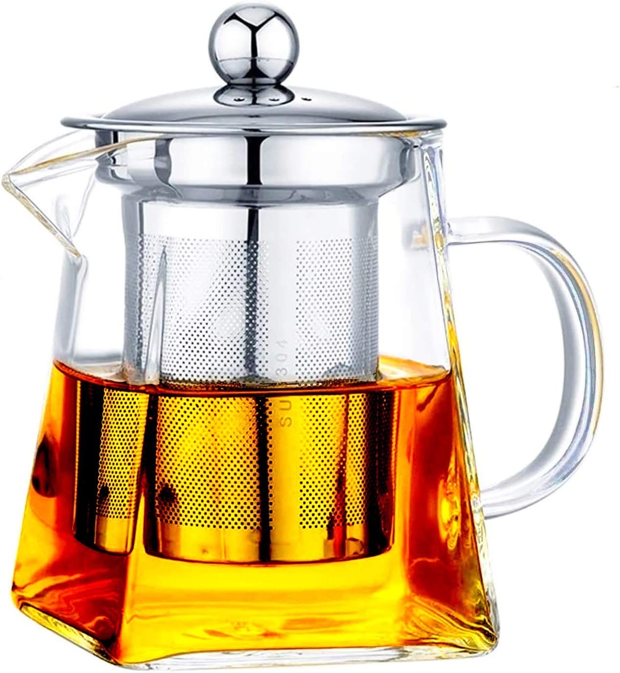 Olens 01-060 Giza Glass Teapot, 500 mL