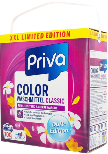 Priva Classic Color Laundry Detergent Powder, 100 Loads, 6.5 kg - Image 2