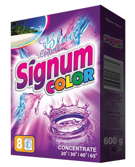 Signum Color Laundry Detergent Powder, 600 g