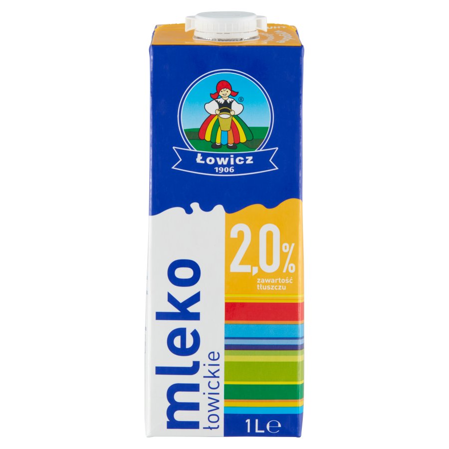 Lowickie 2% Milk, 1 L