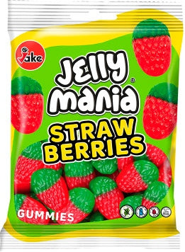Jake Jelly Mania Strawberry Gummies, 100 g
