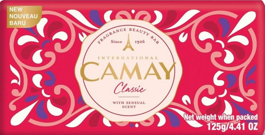 Camay Classic Bar Soap, 125 g
