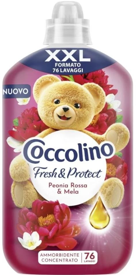 Coccolino Peonia Rossa & Apple Fabric Softener, 1.75 L