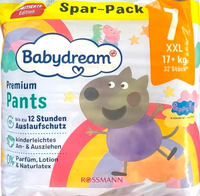 Babydream Premium Size 7 Baby Pull-Up Diaper Pants, 17+ kg, 32 pcs - Image 3