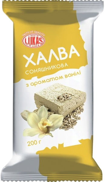 Lukas Vanilla Sunflower Halva, 200 g