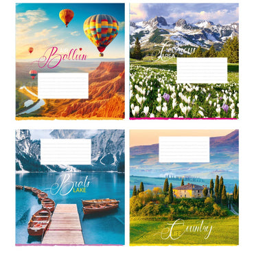 Polihrafist Ruled Notebook, Assorted, 18 Sheets - Image 2