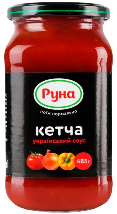 Runa Ukrainian Ketchup Sauce, 485 g