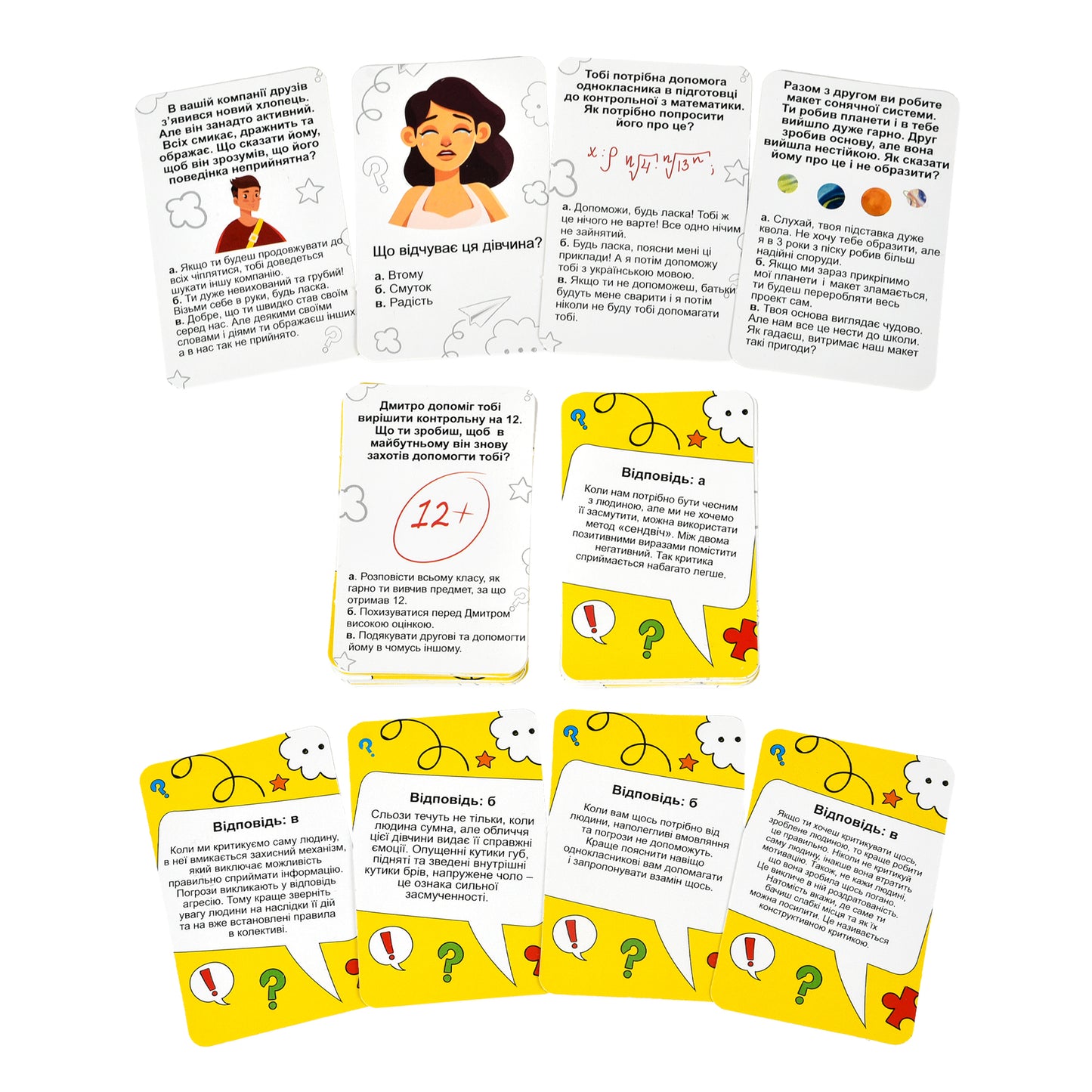Strateg 30237 Emotional Intelligence Card Game - Image 3