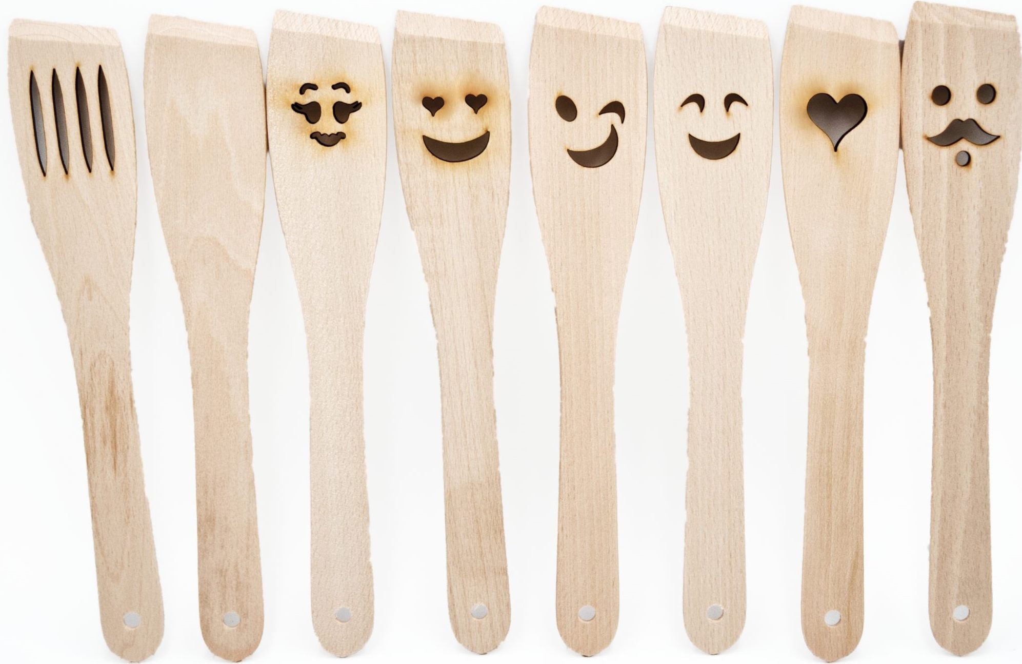 Decorative Wooden Kitchen Spatula, 30 cm