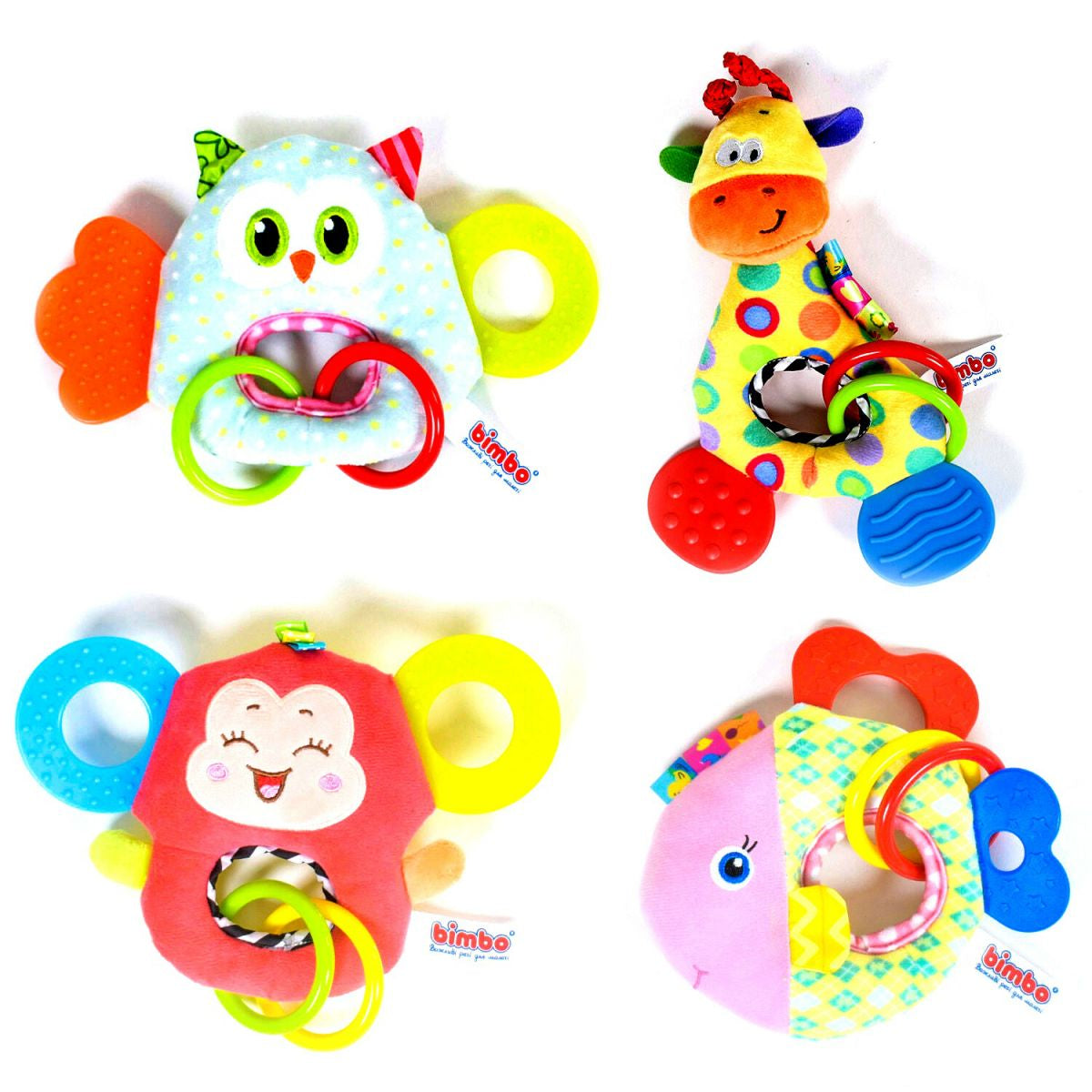 Bimbo BM-80335 Soft Rattle Squeaker Toy