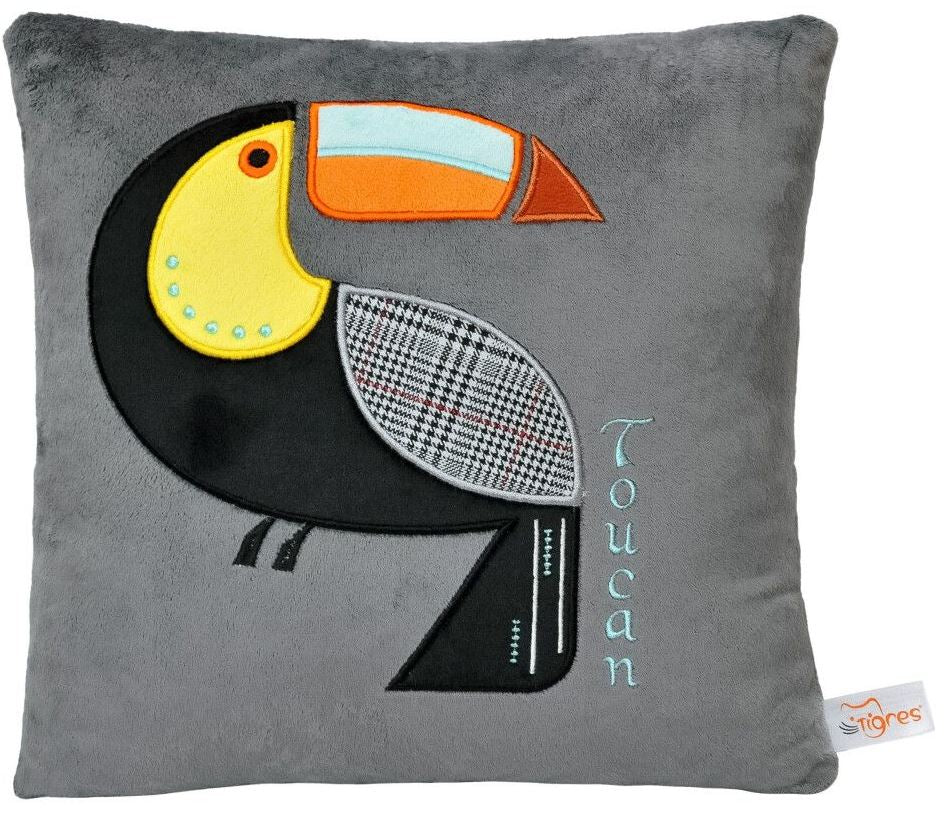 Tigres PD-0494 Toucan Birds Pillow