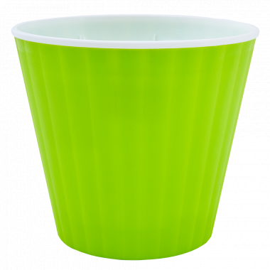 Aleana Ibis 114034 Double-Bottom Flowerpot, Assorted, 15.7 x 13 cm, 1.7 L