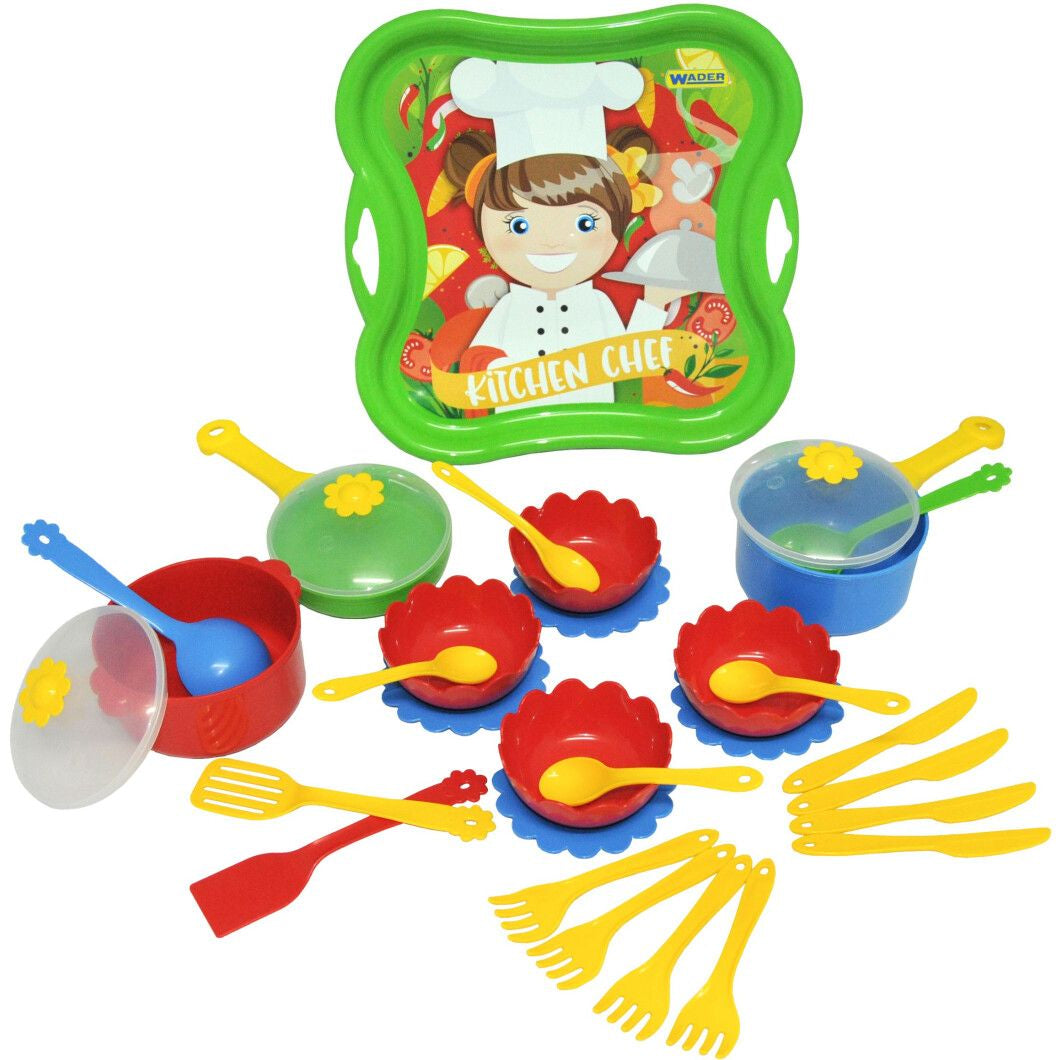 Tigres Chef 39728 Toy Tableware Set, 31 pcs