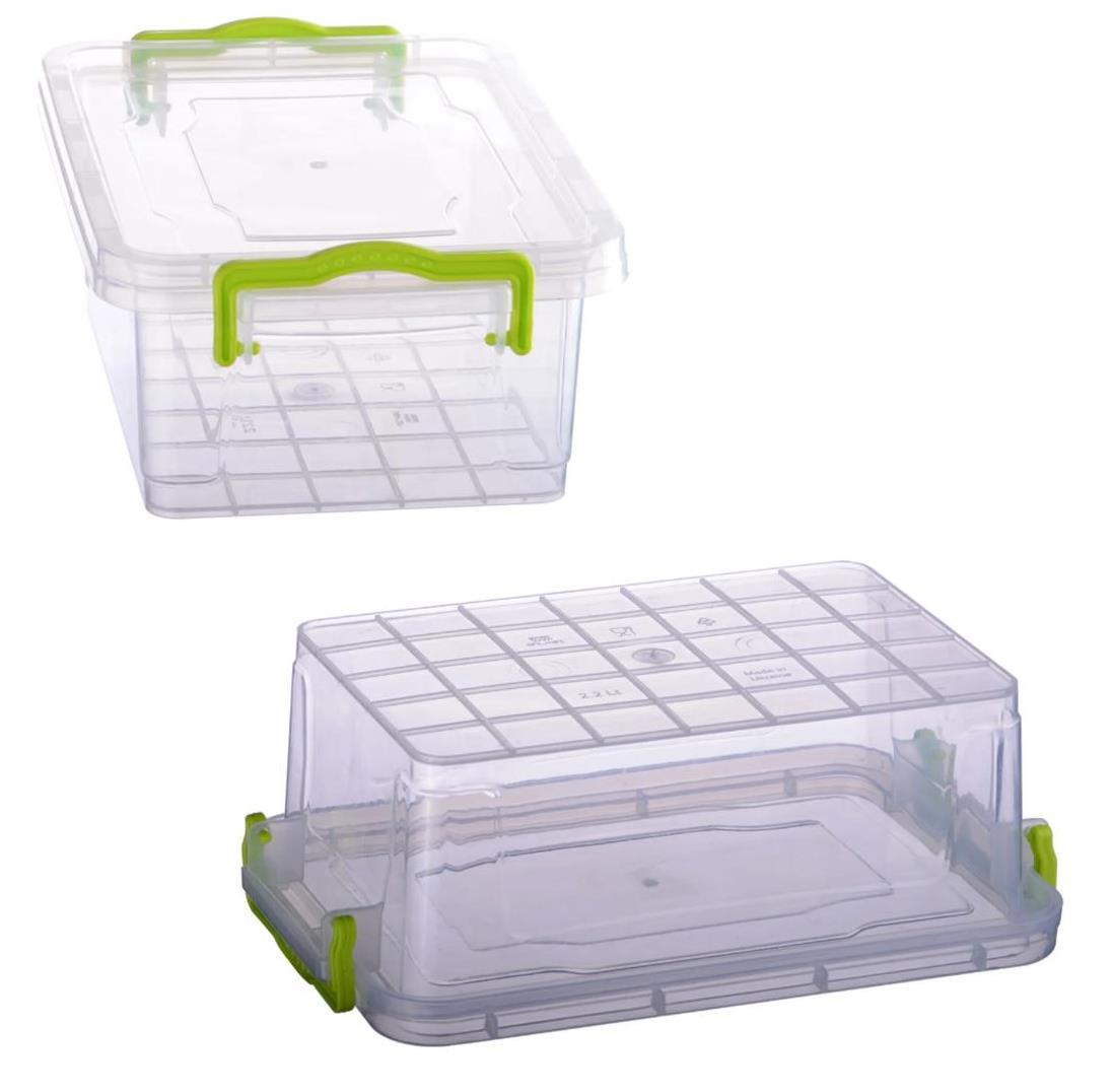 Al-Plastik Elit No. 3 Flat Food Storage Container, 3 L - Image 2