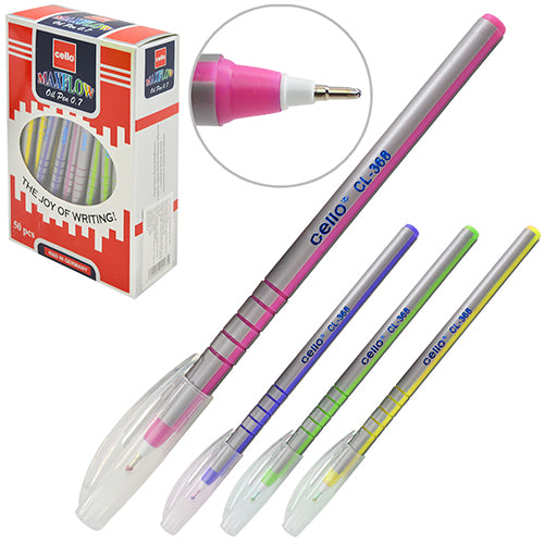 Cello Maxflow CL-368 Blue Ballpoint Pen - Image 3