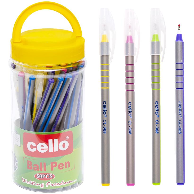 Cello Maxflow CL-368 Blue Ballpoint Pen - Image 4