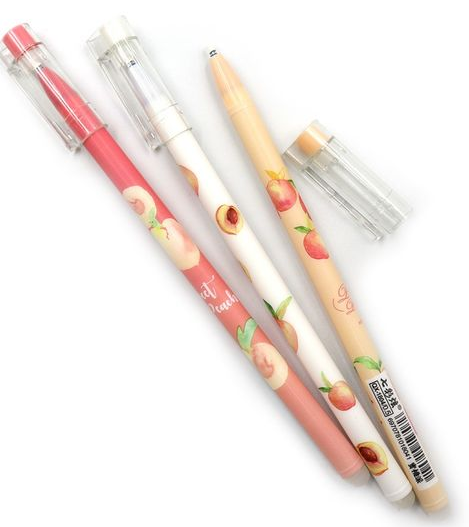 Fruit QX-1804-2 Erasable Gel Pen, 0.5 mm