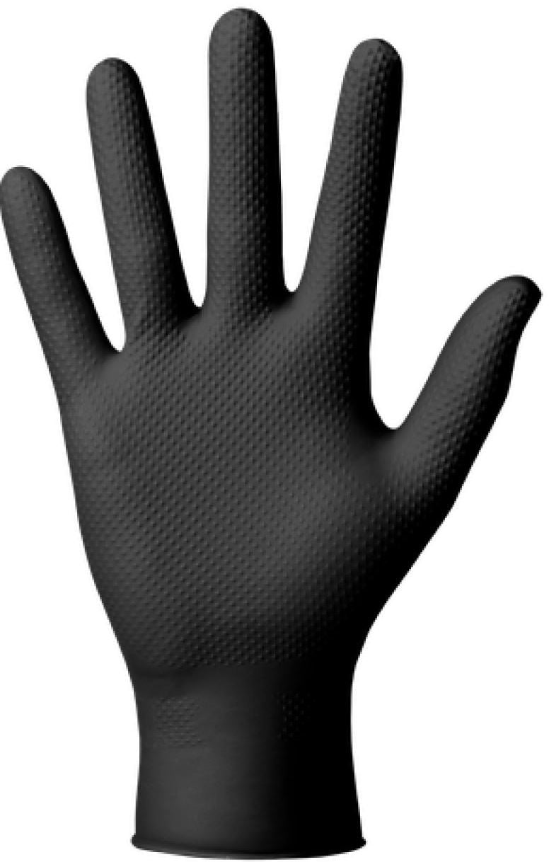 Mercator Gogrip Nitrile Gloves with Textured Surface, L, 50 pcs - Image 2