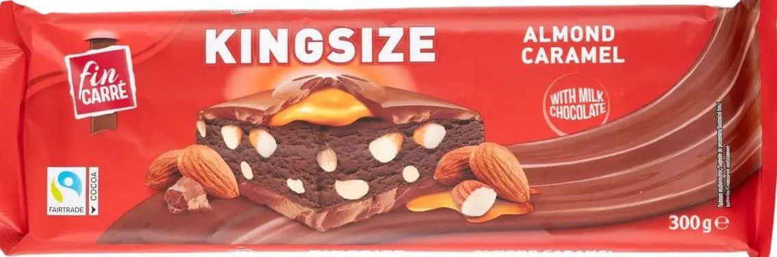 Fin Carre Almond Caramel Milk Chocolate, 300 g