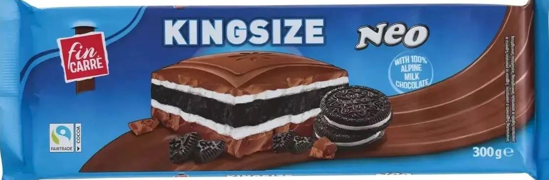 Fin Carre Oreo & Choco-Biscuit Milk Chocolate, 300 g
