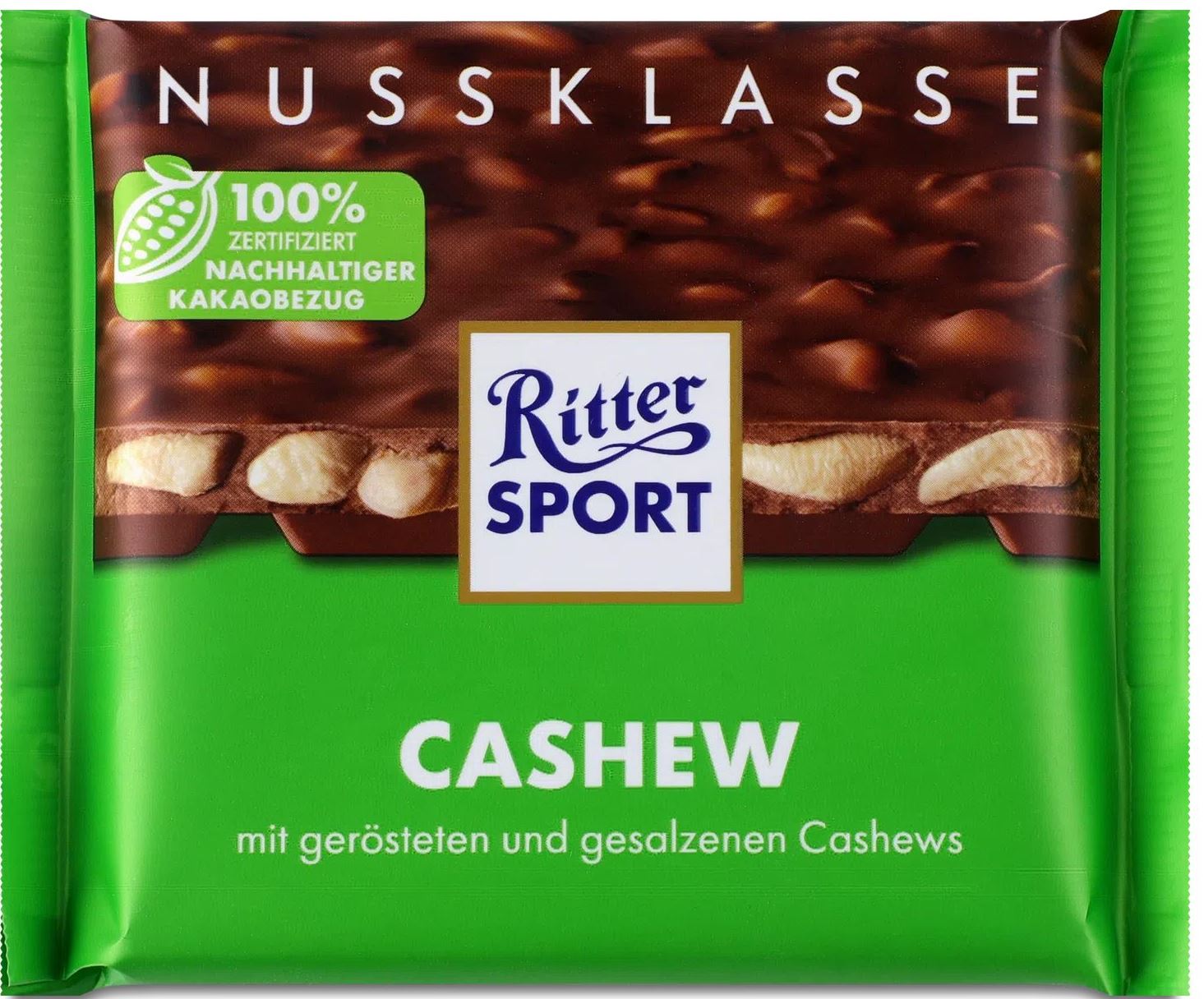 Ritter Sport Cashew Chocolate, 100 g