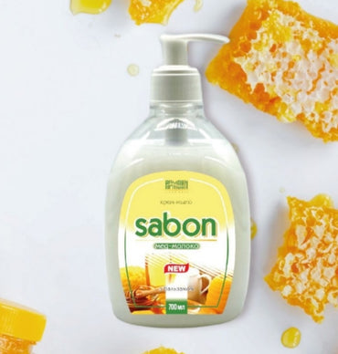 Armoni Sabon Honey & Milk Liquid Cream Soap with Pump, 700 mL - Image 2