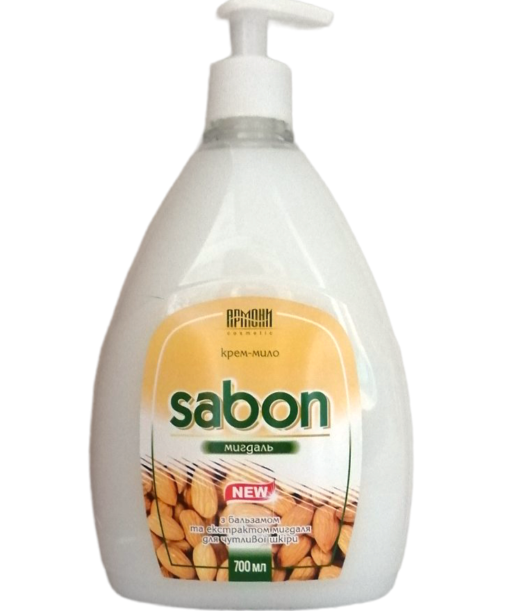 Armoni Sabon Honey & Almond Liquid Cream Soap with Pump, 700 mL