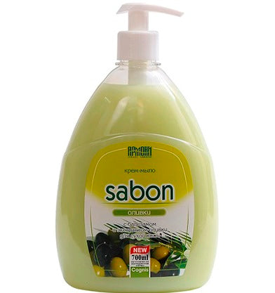 Armoni Sabon Olive Liquid Cream Soap with Pump, 700 mL