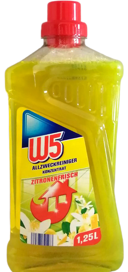 W5 Lemon Fresh All-Purpose Cleaner, 1.25 L