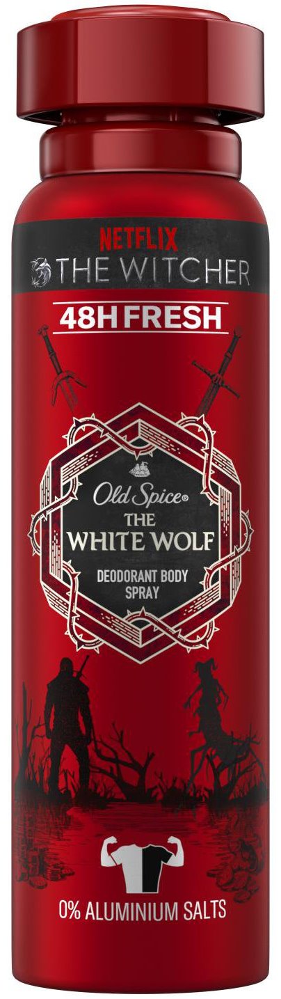 Old Spice White Wolf Men's Aerosol Deodorant, 150 mL