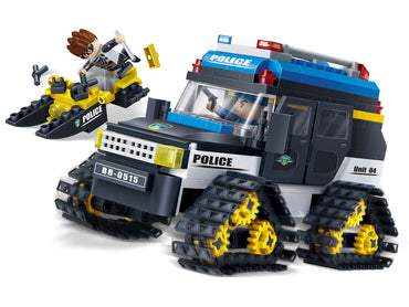 Banbao 7007 Police Snowmobile Building Set, 315 Pieces - Image 2