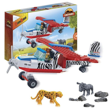 Banbao 6660 Safari Plane Building Set, 146 Pieces - Image 2