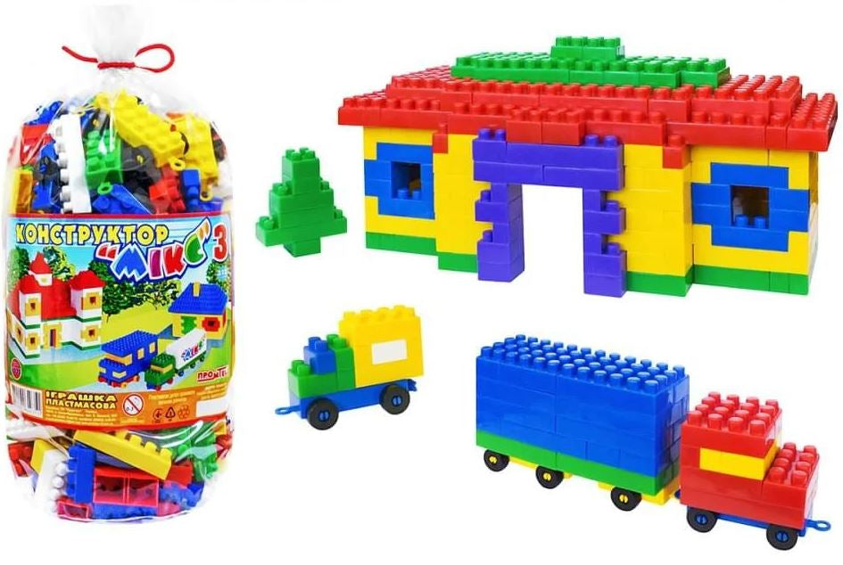 Promtex 4035 Mix 3 Building Set, 312 Pieces