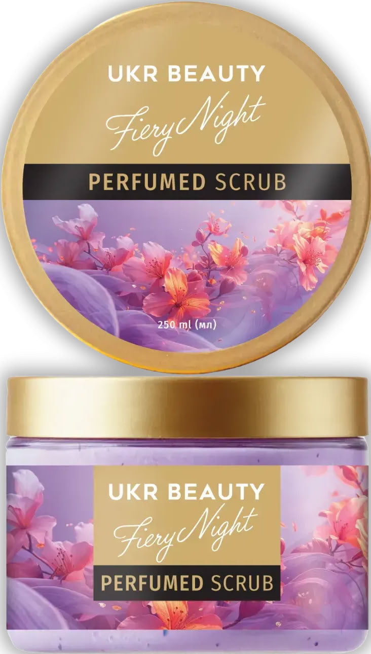 UKR Beauty Fiery Night Perfumed Body Scrub, 250 mL