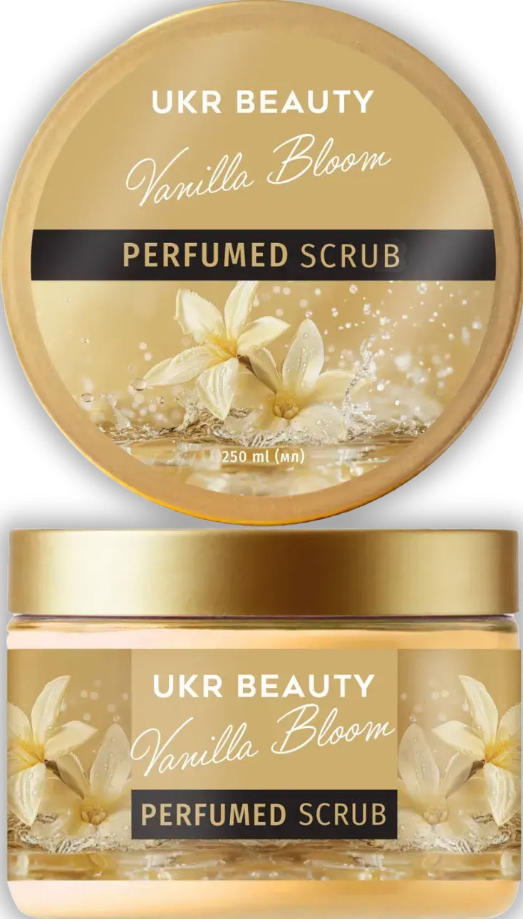UKR Beauty Vanilla Bloom Perfumed Body Scrub, 250 mL