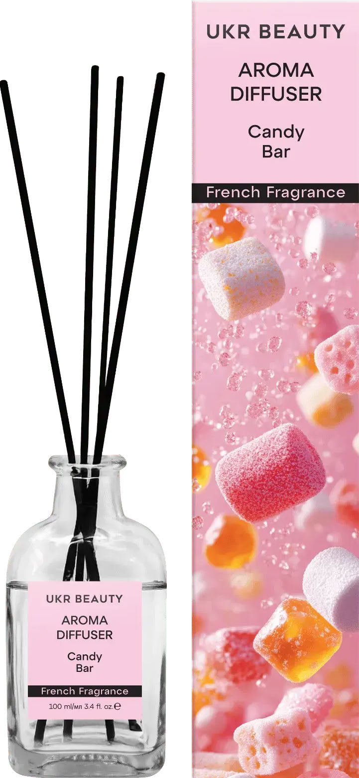 UKR Beauty Candy Bar Home Reed Diffuser, 100 mL
