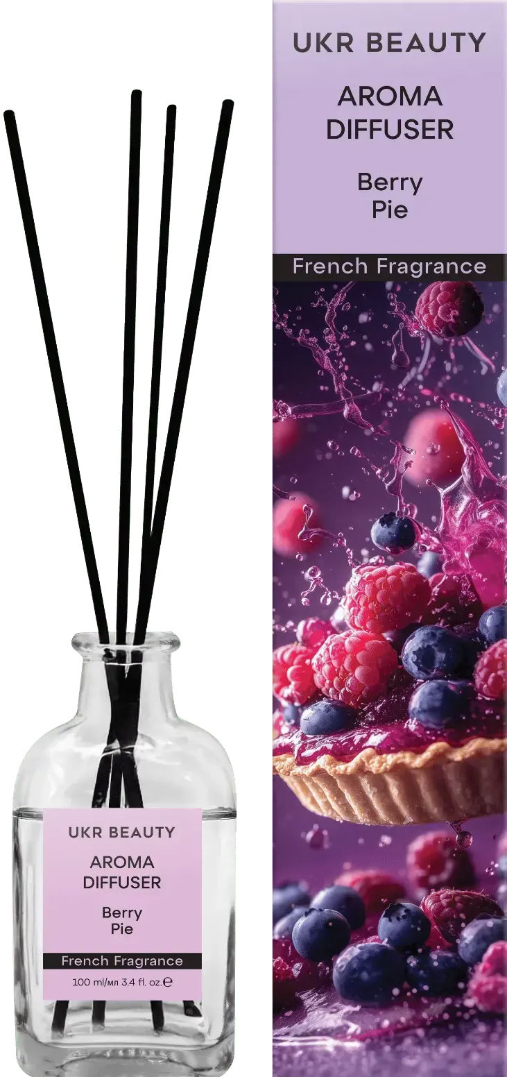 UKR Beauty Berry Pie Home Reed Diffuser, 100 mL