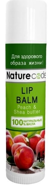 Milky Dream Nature Code Peach & Shea Butter Lip Balm, 4.5 g