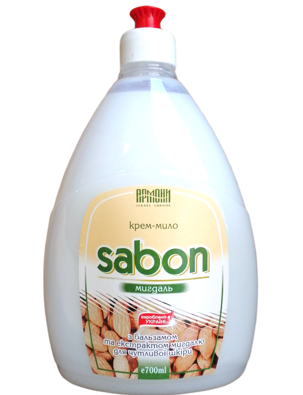 Armoni Sabon Almond Liquid Cream Soap Push-Pull Refill, 700 mL