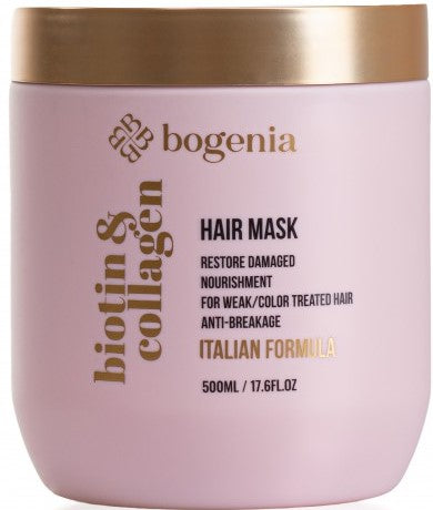 Bogenia Biotin & Collagen Hair Mask, 500 mL